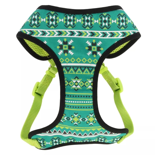 Coastal Ribbon Designer Harness XXS Lime Southwest Stars