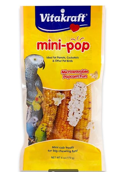 Vitakraft Bird Treat Mini Popcorn 6Oz