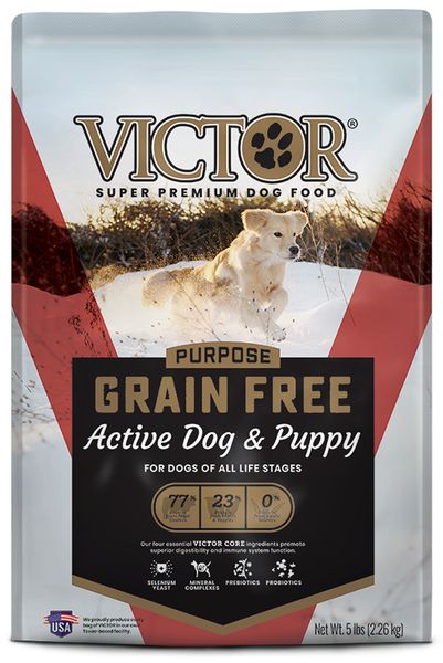 30Lb Victor Grain Free Active Dog & Puppy