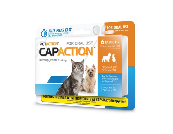 Capaction Flea Tablets For Cats 6Pk