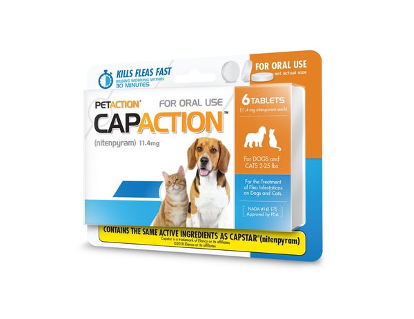 Capaction Flea Tablets For Dogs 2-25Lb 6Pk