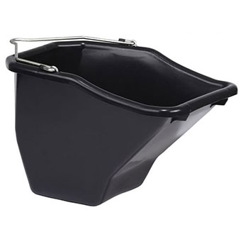 Bucket Slant 10Qt Black