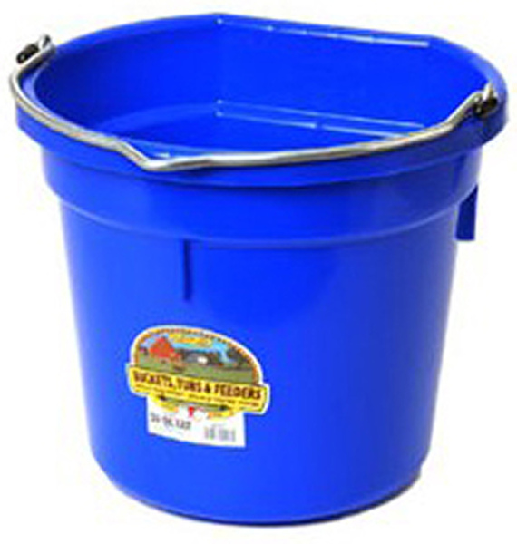 Bucket Flatback 20Qt Blue