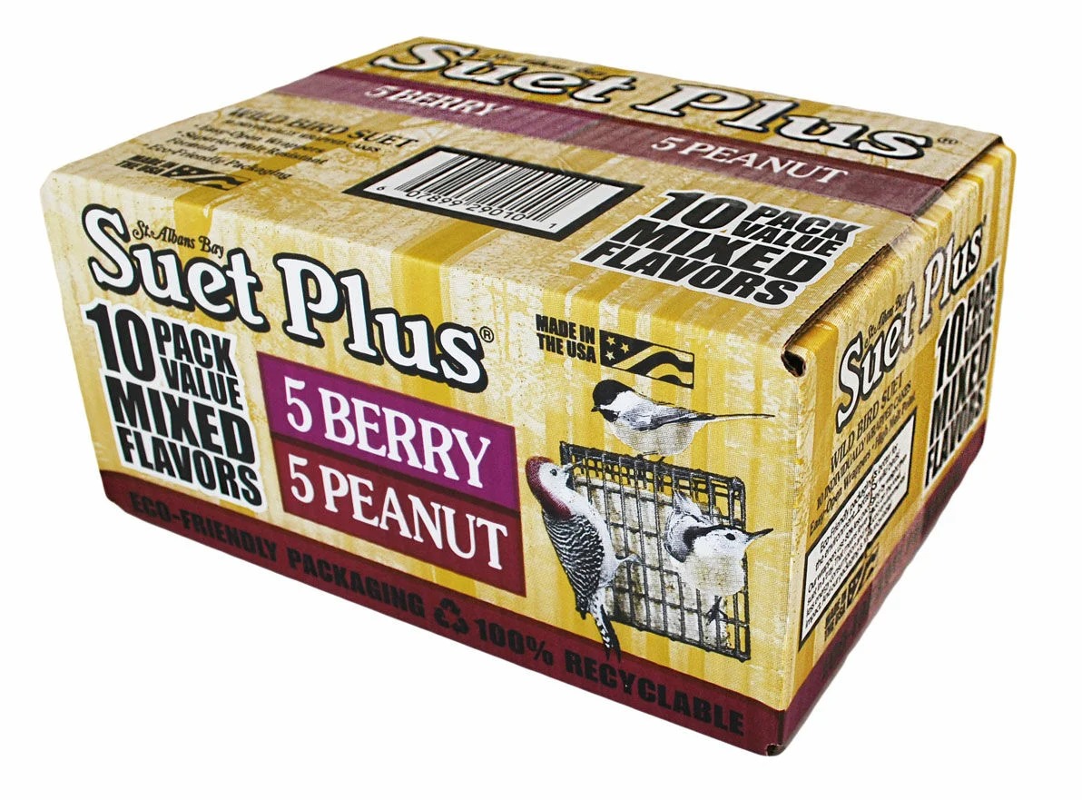Suet Plus 10Pk Berry & Peanut