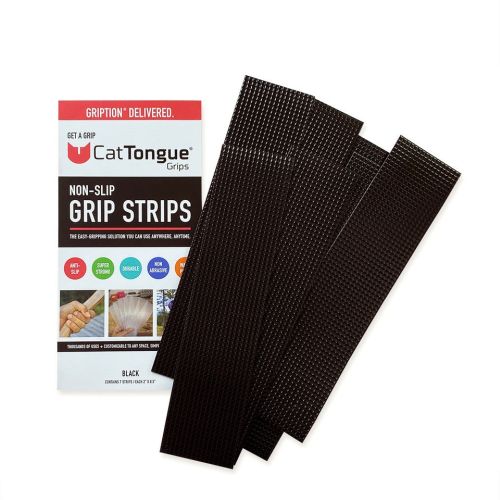 Cattongue Strips Blk 2"x8.5"