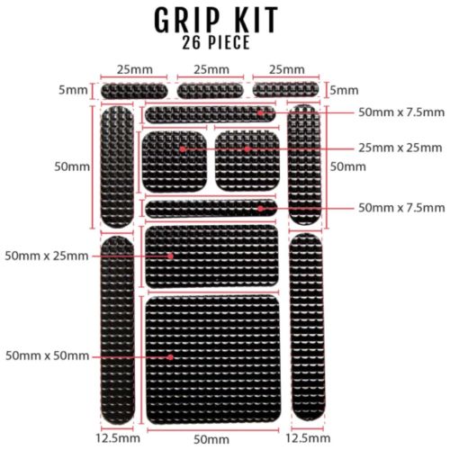 Cattongue Kit Tape Blk 26pc