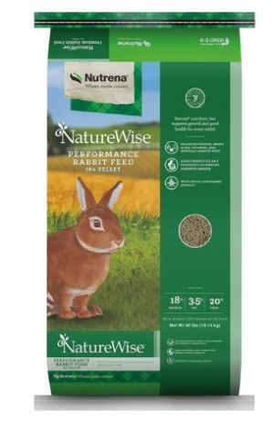 Nutrena Nature Wise Rabbit Performance 18% Pellet 40lb