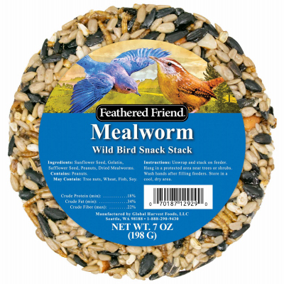 Feathered Friend Mealworm Snack Stack 7oz