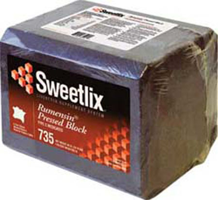 Sweetlix Block Rumensin R800 Fly Control 40lb