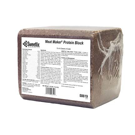 Sweetlix Block Meat Maker Protein 16% 25lb
