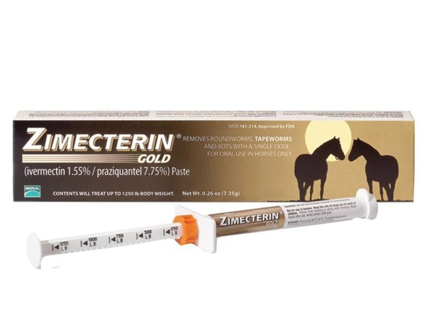 Zimecterin Gold Dewormer Equine Ivermectin/Praziquantel
