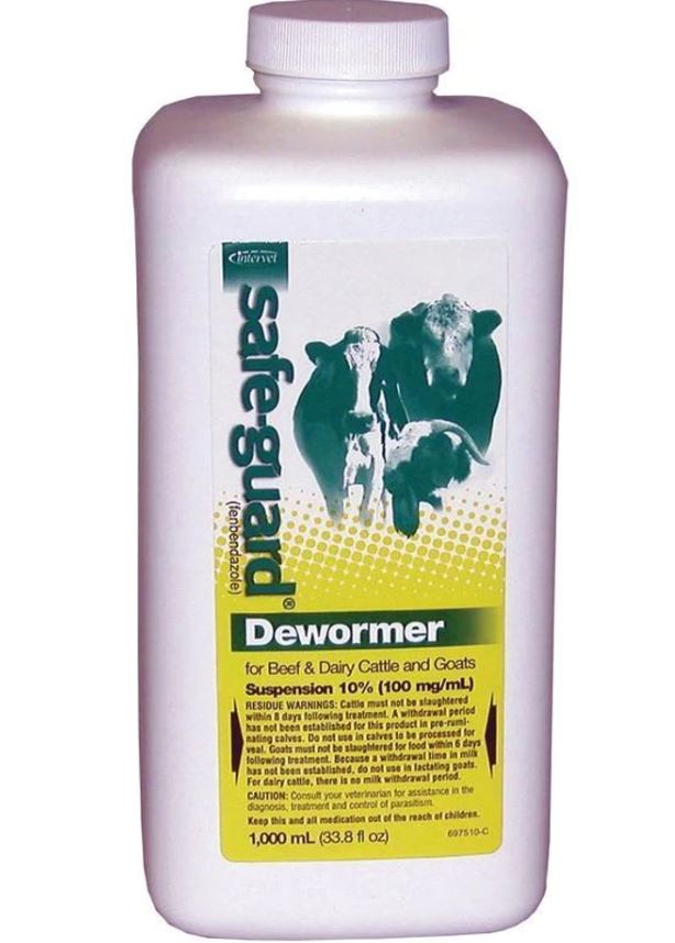 Safeguard Dewormer Cattle and Ruminants 1000mL