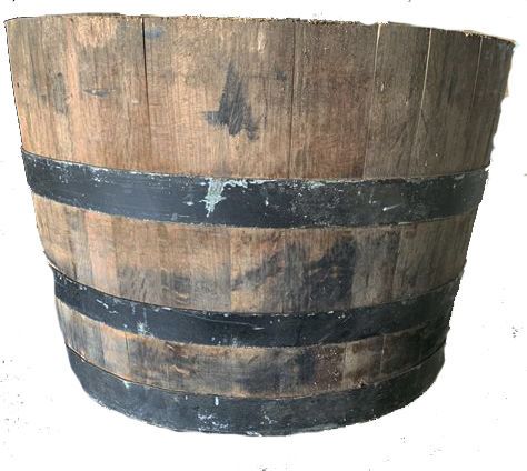 Whiskey Barrel Wood Half