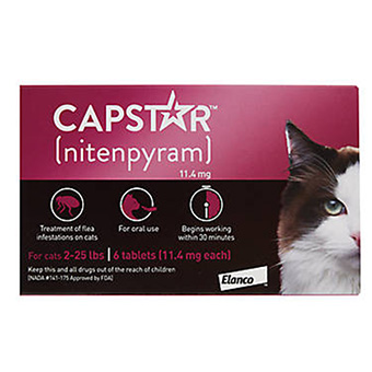 Capstar for Cats 2-25lb 6pk