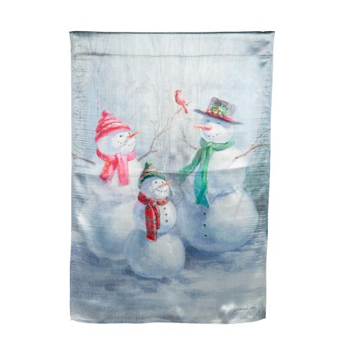 House Flag Snowman Linen