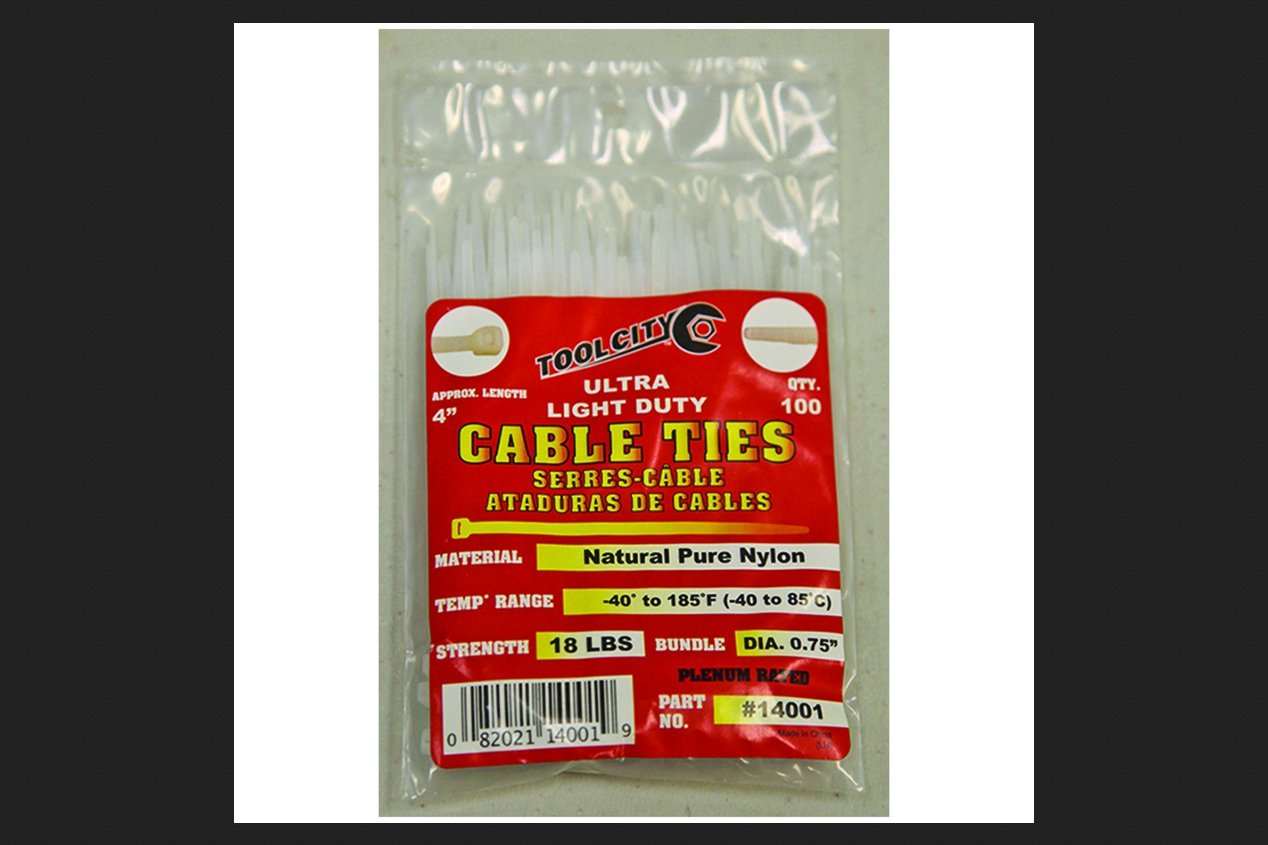 CABLE TIE NAT 4" 18# 100ct ULD