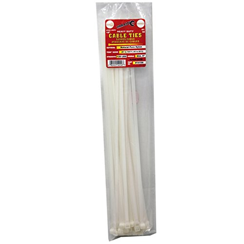 CABLE TIE NAT 18" 120# 50ct HD