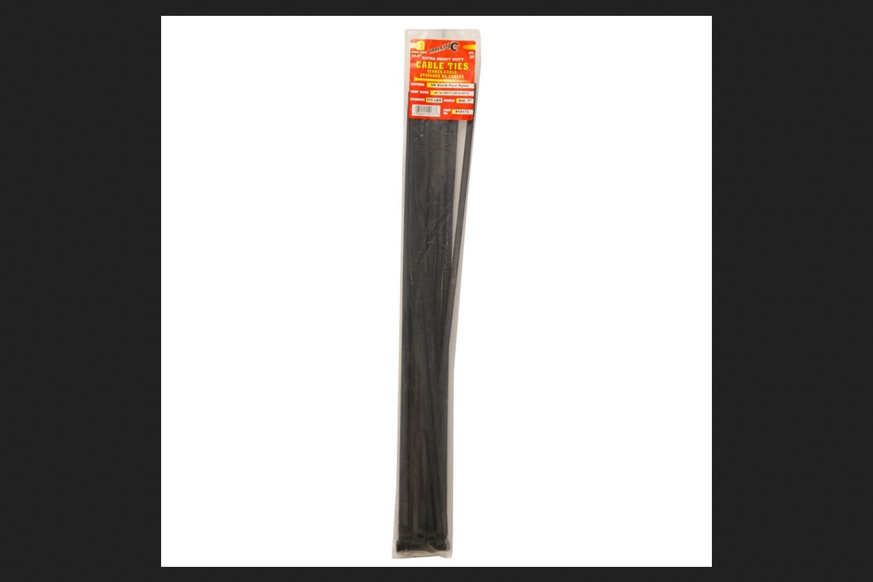 CABLE TIE BLK 24.9" 175# 25ct EH