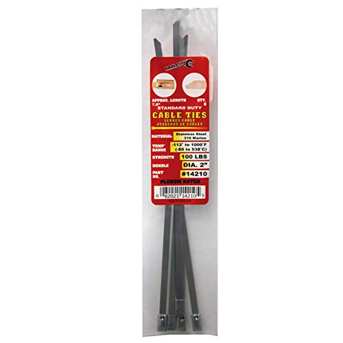 CABLE TIE SS 7.9" 100# 5ct