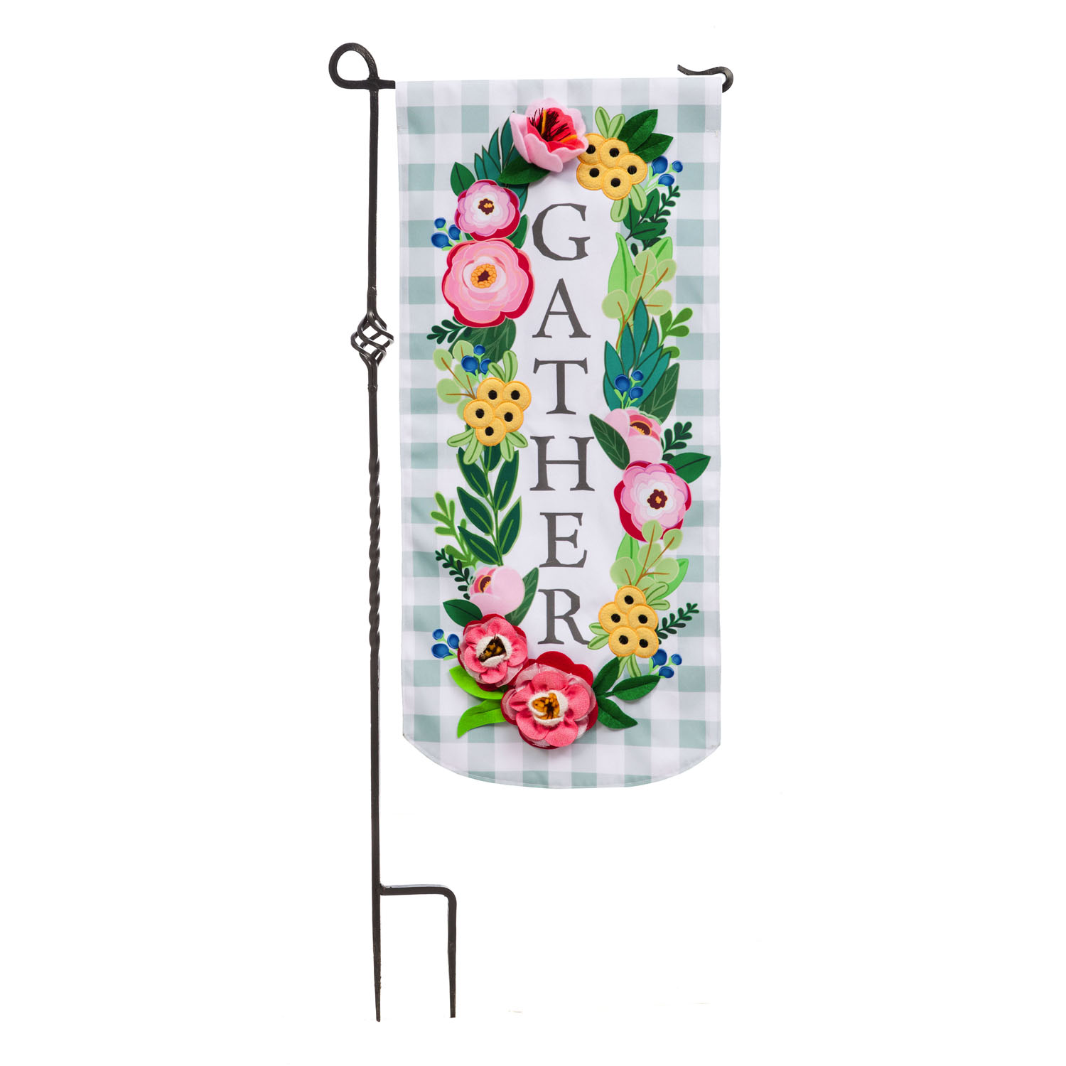 Garden Flag Spring Floral Gather