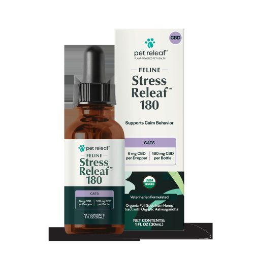 Stress Releaf 180mg Oil for Cats