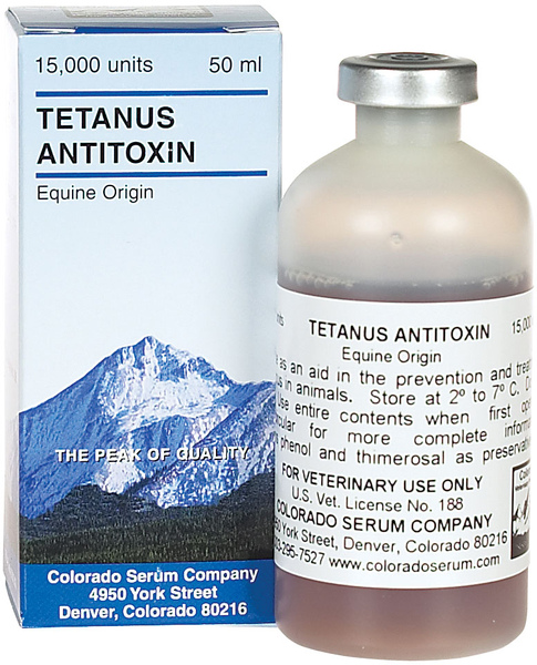 Tetanus Antitoxin 50mL 10 doses