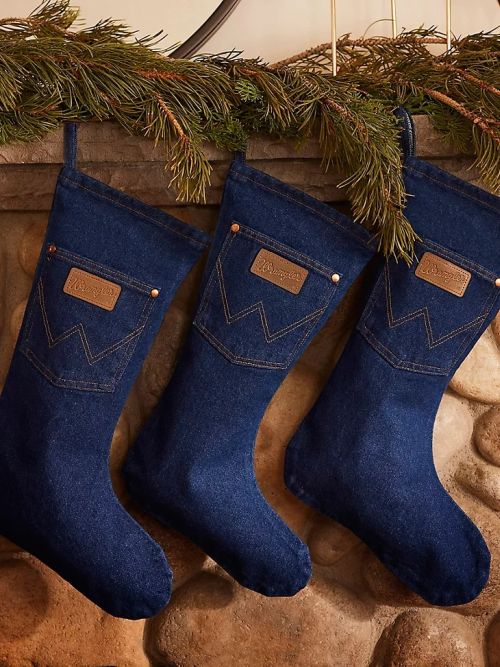 Wrangler Denim Xmas Stocking