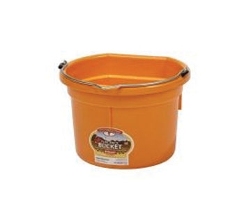 Bucket Flatback 8Qt Orange