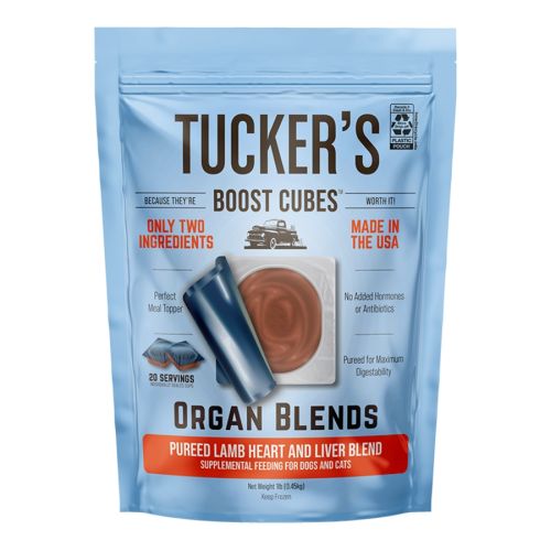 Tuckers Boost Cube Organ Blends Lamb Heart 1Lb
