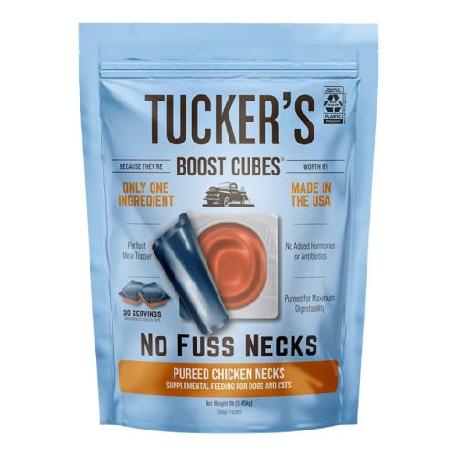 Tuckers Boost Cube No Fuss Pureed Chicken Necks 1Lb
