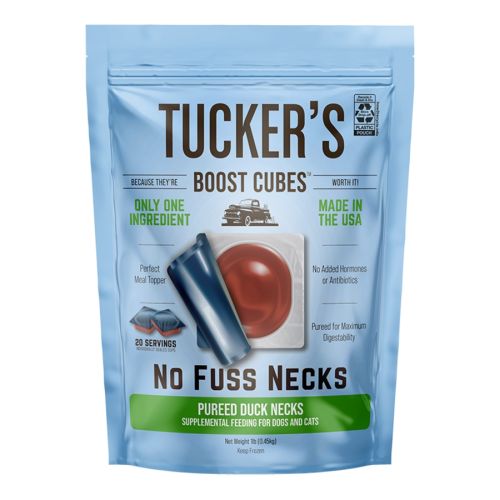 Tuckers Boost Cube No Fuss Pureed Duck Necks 1Lb