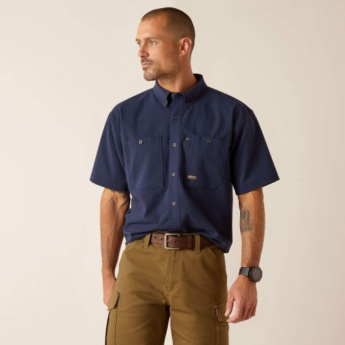 Ariat Mens Re-bar Made Tough 306 AirFlow Work Shirt