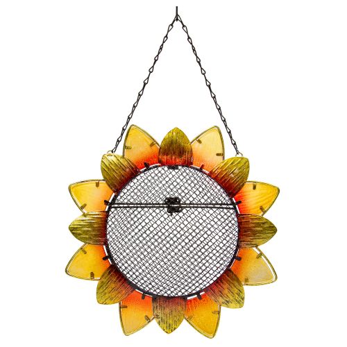 Bird Feeder Sunflower Metal/Glass Vertical