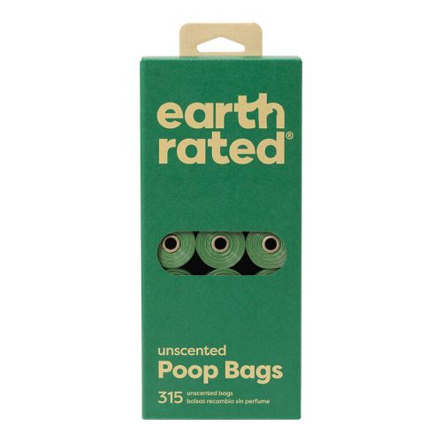 Earth Rated Poop Bags Unscented 21 Rolls 315Ct