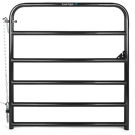 Tube Gate 1-3/4in Black 4ft