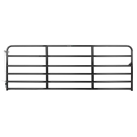 Tube Gate 1-3/4in Black 12ft