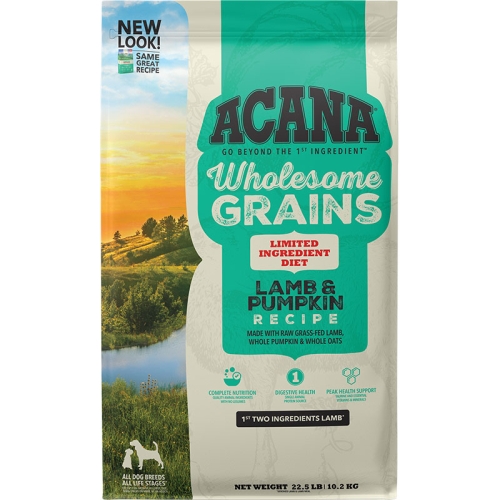 Acana Wholesome Grains LID Lamb & Pumpkin 22.5lb