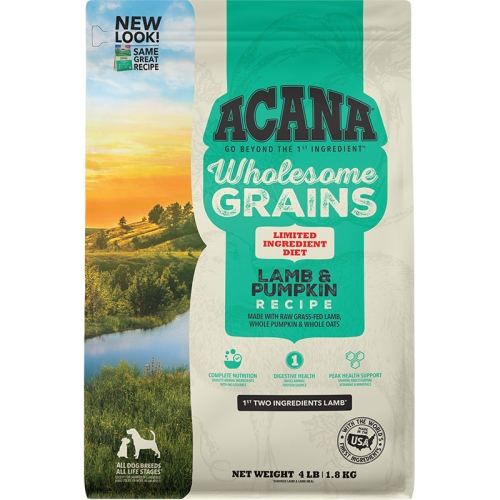 Acana Wholesome Grains LID Singles Lamb & Pumpkin 4lb