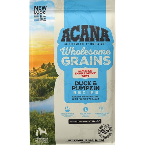 Acana Wholesome Grains LID Singles Duck & Pumpkin 22.5lb