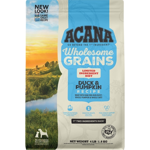 Acana Wholesome Grains LID Singles Duck & Pumpkin 4lb