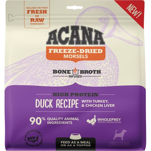 8Oz Acana Freeze Dried Grain Free Duck Morsels