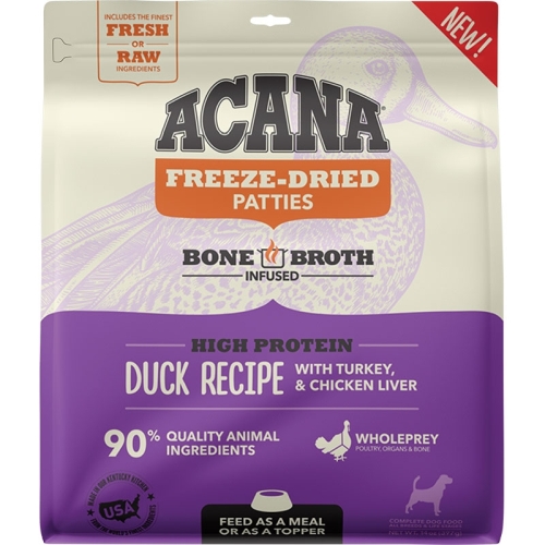 14Oz Acana Freeze Dried Grain Free Duck Patties