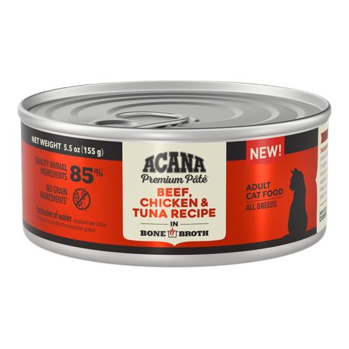 Acana Grain Free Beef & Chicken Recipe Cat 5.5oz