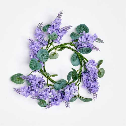 Candle Ring Lilac 4"
