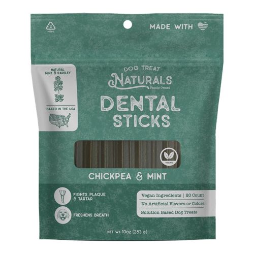 Dog Treat Naturals Chickpea & Mint Sticks 10oz