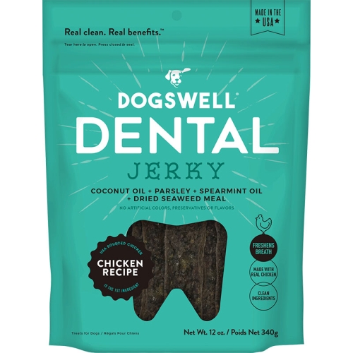 Dogswell Dental Jerky Chicken 12OZ