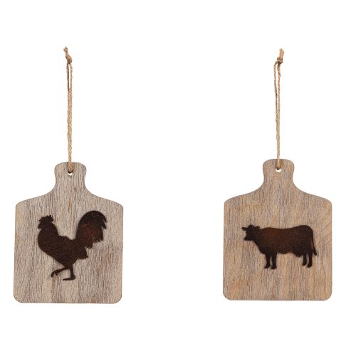 Orn Cutting Board Farm Animal