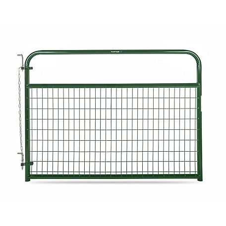 6ft 2x4 Wirefilled Grn Ptd Gate