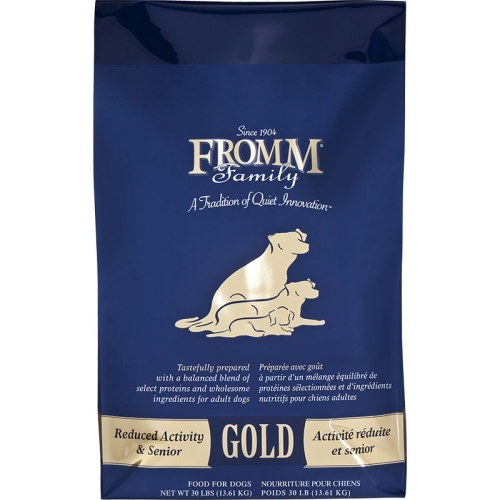 30Lb Fromm Gold Senior Reduced Activity Dog