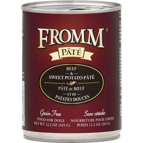 12.2Oz Fromm Grain Free Beef Sweet Potato